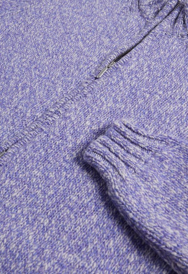 Paul Stuart Wool & Cashmere Marled Zip Cardigan, image 2