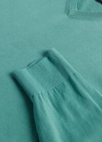 Paul Stuart Fine Gauge Cotton V-Neck Sweater, thumbnail 3