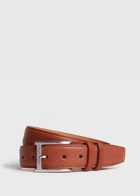 Paul Stuart Textured Bison Belt, thumbnail 1