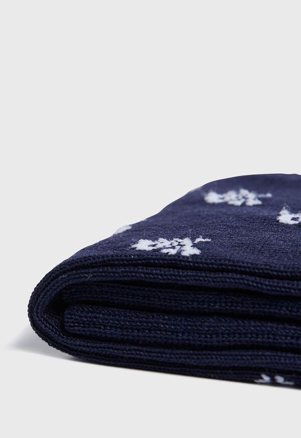Paul Stuart Skull and Crossbones Motif Sock, image 2