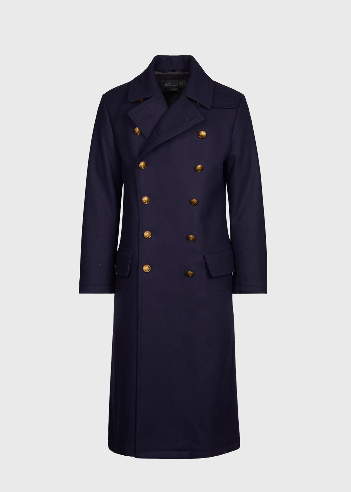 Double Breasted Navy Coat