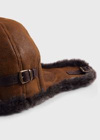 Paul Stuart Shearling Aviator Hat, thumbnail 3