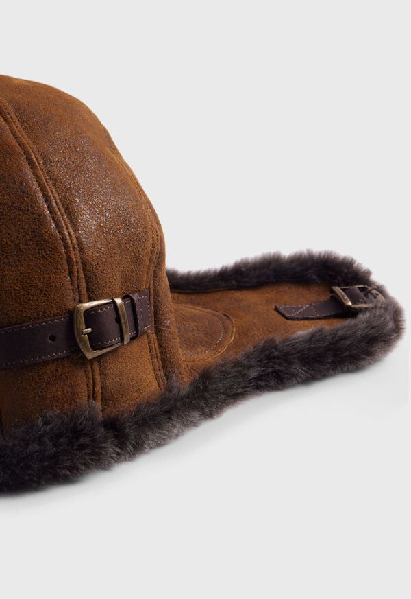 Paul Stuart Shearling Aviator Hat, image 3