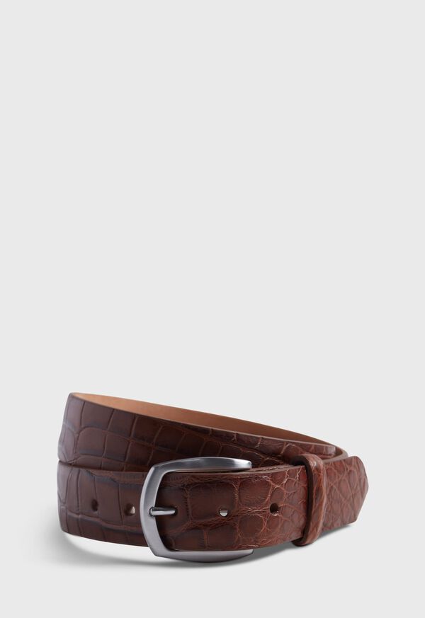 Paul Stuart Matte Alligator Belt, image 1