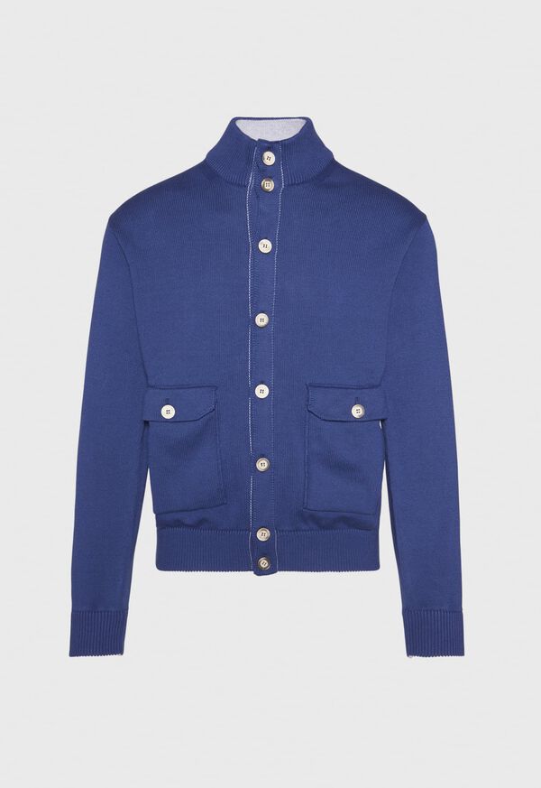 Paul Stuart Cotton Button Front Cardigan, image 1