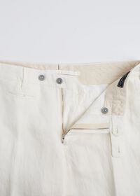 Paul Stuart Linen Plain Front Pant, thumbnail 2