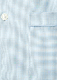 Paul Stuart Light Blue Houndstooth Pajama, thumbnail 3