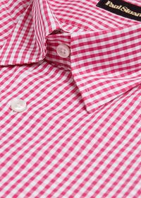 Paul Stuart Gingham Cotton Sport Shirt, thumbnail 2