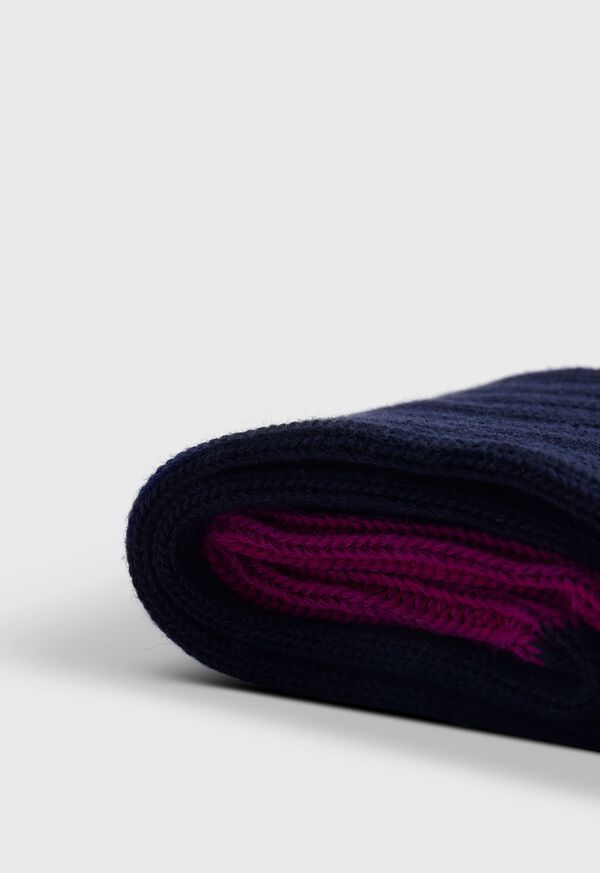 Paul Stuart Cotton Blend Ribbed Sock, image 2