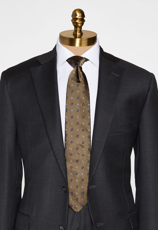 Paul Stuart Micro Floral Satin Tie, image 2