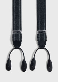 Paul Stuart English Flannel Chalk Stripe Braces, thumbnail 2