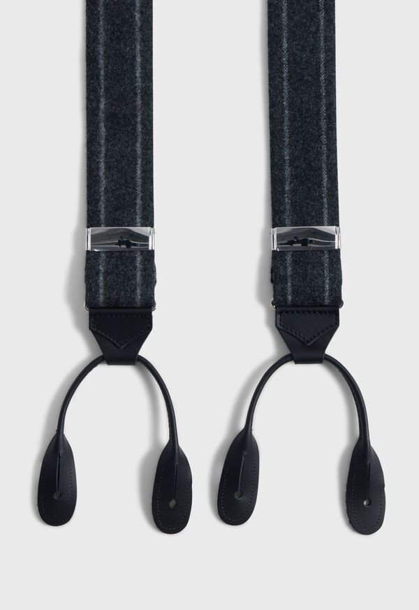 Paul Stuart English Flannel Chalk Stripe Braces, image 2