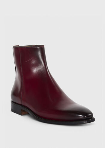 Paul Stuart Spencer Leather Zip Boot