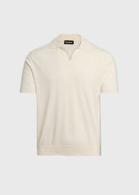 Paul Stuart Open Collar Cotton Polo, thumbnail 1