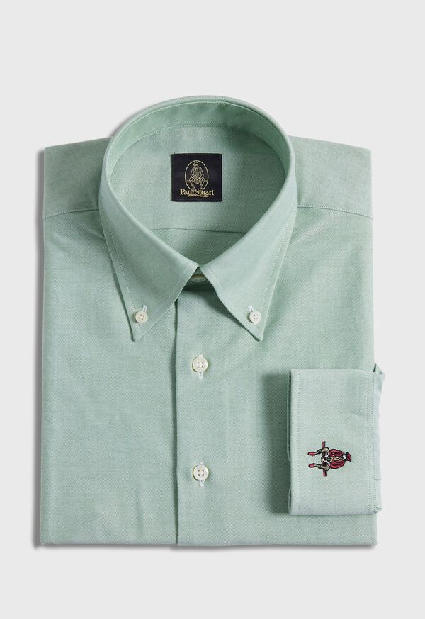 Paul Stuart Cotton Oxford Logo Sport Shirt, image 1