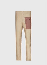 Paul Stuart Tan Contrast Envelope Pocket Pant, thumbnail 1