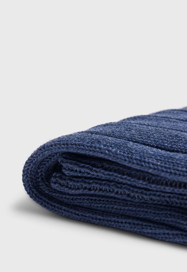 Paul Stuart Mercerized Cotton Ribbed Sock, image 2