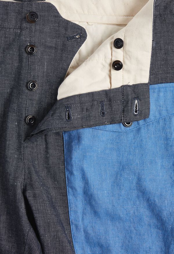 Paul Stuart Indigo Contrast Envelope Pocket Pant, image 2
