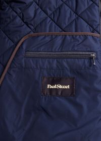 Paul Stuart Quilted Wool Plaid Vest, thumbnail 4