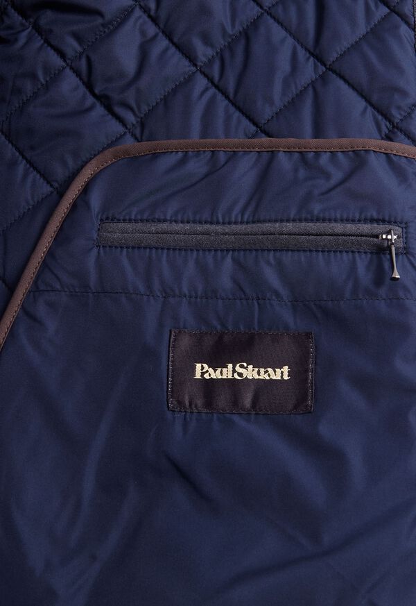 Paul Stuart Quilted Wool Plaid Vest, image 4