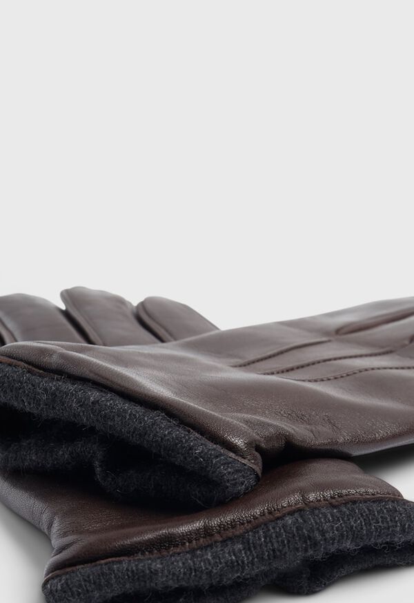 Paul Stuart Nappa Leather Glove with Cashmere Lining, image 2