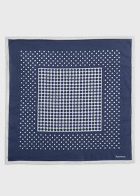 Paul Stuart Polka Dot Pocket Square, thumbnail 2