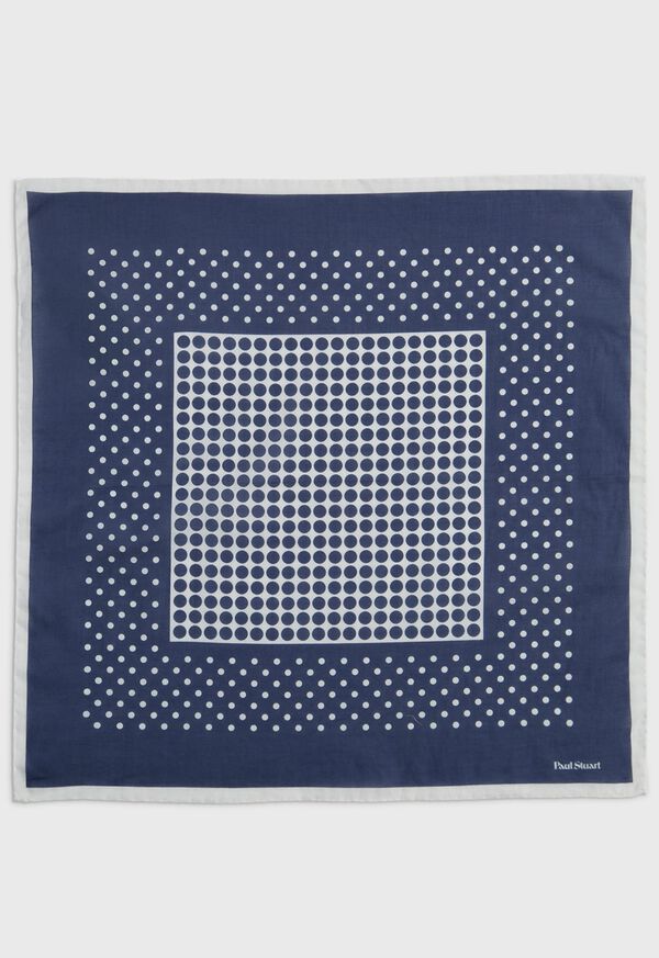 Paul Stuart Polka Dot Pocket Square, image 2