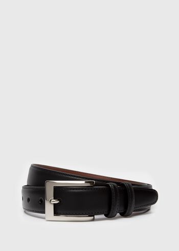 Paul Stuart Kipskin Leather Dress Belt