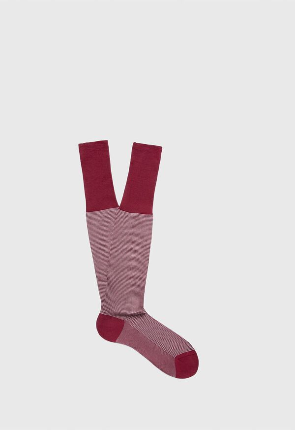 Paul Stuart Cotton Over the Calf Screen Print Socks, image 5