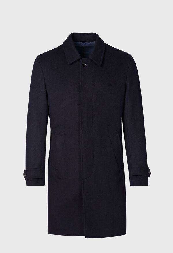 Paul Stuart Wool Balmacaan Collar Coat, image 1