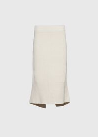 Paul Stuart Knit Back Slit Skirt, thumbnail 1
