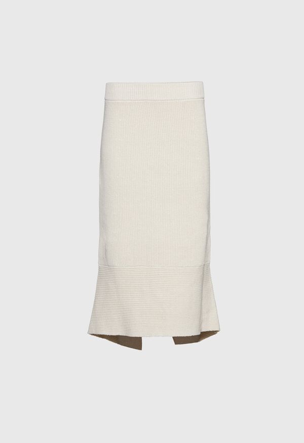 Paul Stuart Knit Back Slit Skirt, image 1