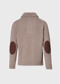 Paul Stuart Shawl Collar Center Cable Sweater, thumbnail 2