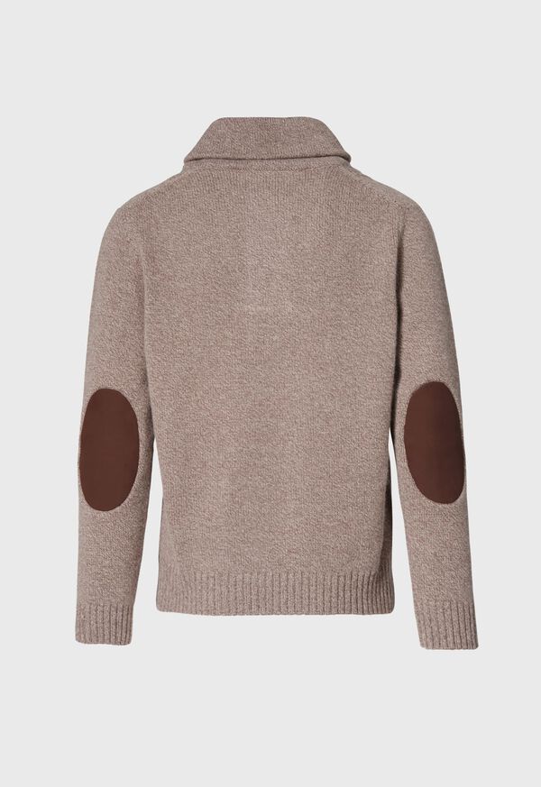Paul Stuart Shawl Collar Center Cable Sweater, image 2