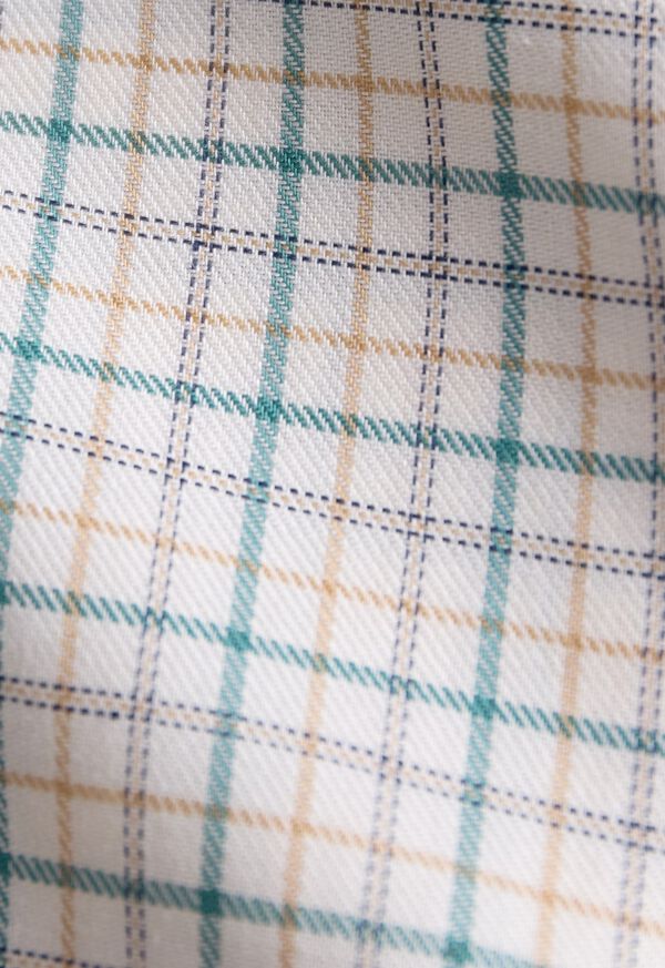 Paul Stuart Tattersall Plaid Sport Shirt, image 4
