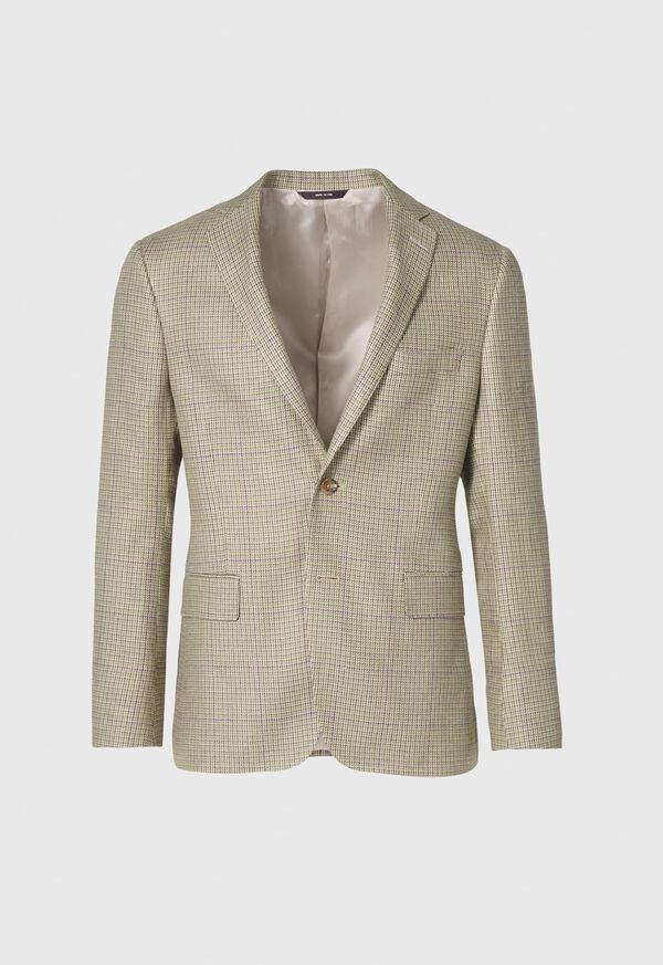 Paul Stuart Cotton & Linen Plaid Summer Sport Jacket, image 1