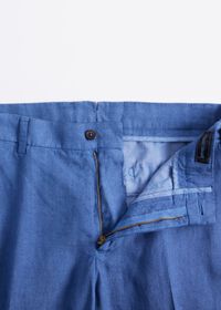 Paul Stuart Garment Washed Linen Pant, thumbnail 2