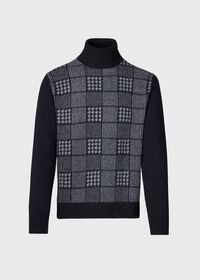Paul Stuart Glen Plaid Turtleneck Sweater, thumbnail 1