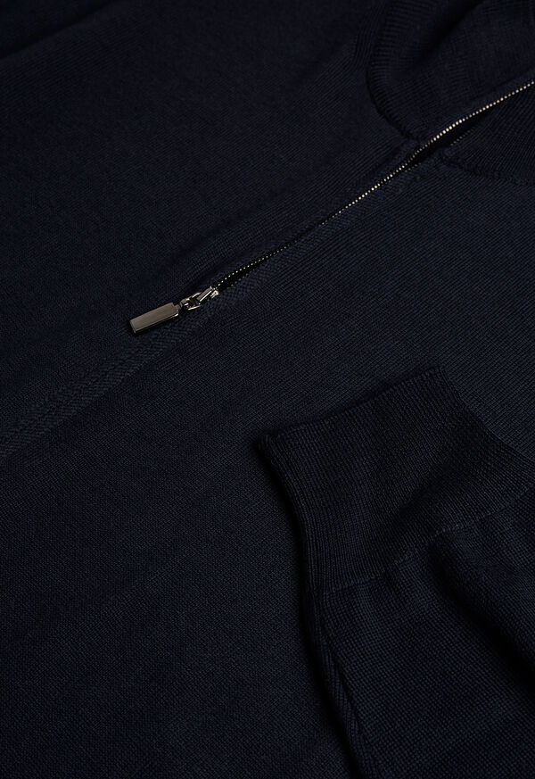 Paul Stuart Merino Wool Zip Cardigan, image 5