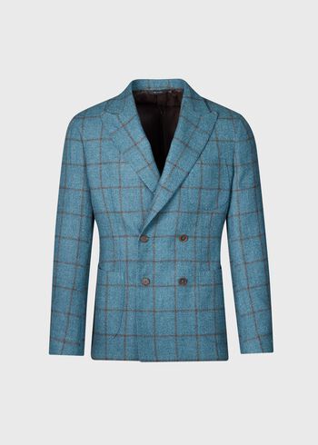 Paul Stuart Basketweave Windowpane Jacket