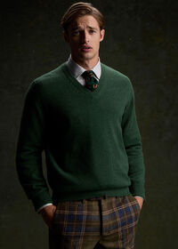 Paul Stuart Classic Cashmere V-Neck Sweater, thumbnail 1
