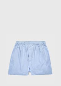 Paul Stuart Blue Full Broadcloth Boxers, thumbnail 1