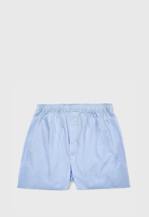 Paul Stuart Blue Full Broadcloth Boxers, image 1
