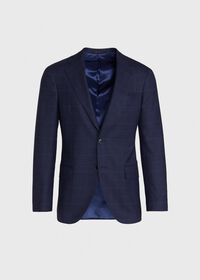 Paul Stuart Navy Plaid Sport Jacket, thumbnail 1