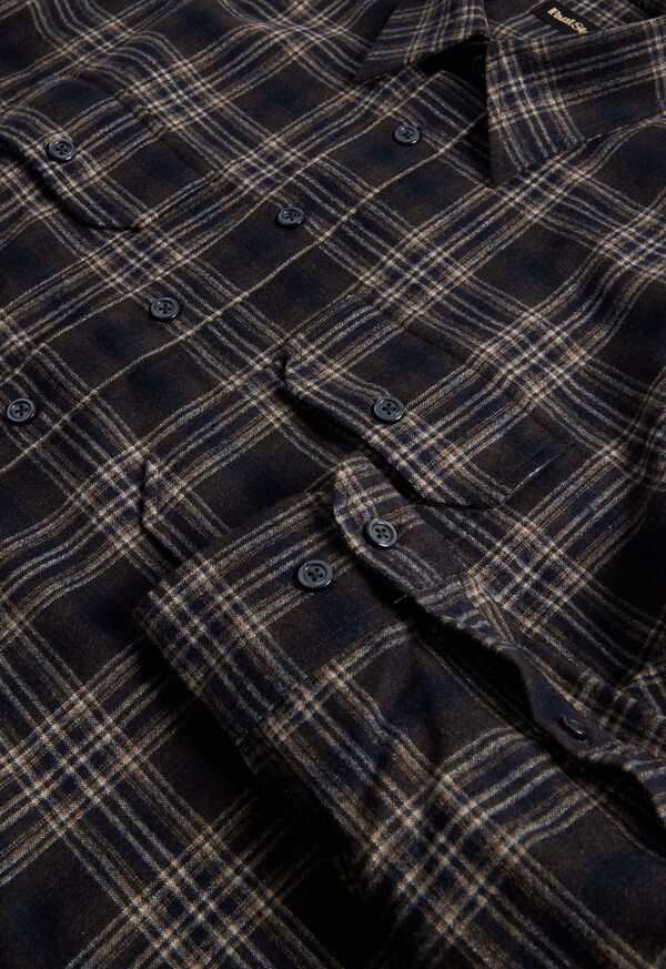 Paul Stuart Wool Plaid Overshirt, image 4