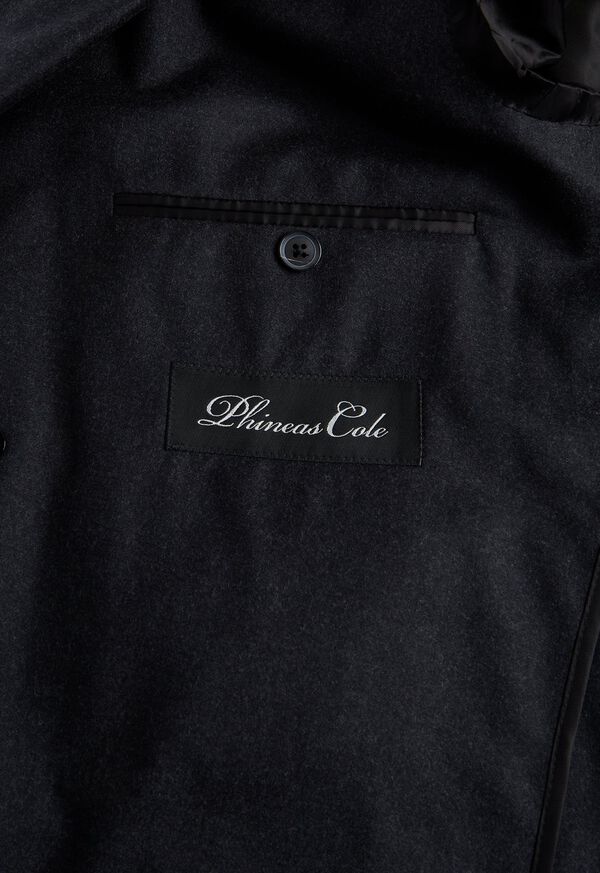 Paul Stuart Super 150s Charcoal Double Breasted Suit, image 4