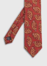 Paul Stuart Coral Paisley Tie, thumbnail 1