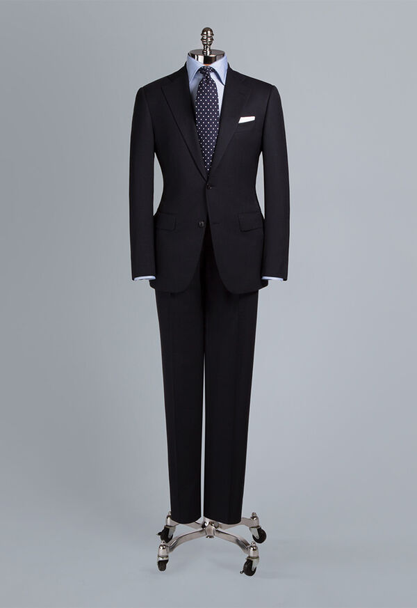 Paul Stuart Solid Single Breasted Suit, image 1