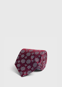 Paul Stuart Woven Silk Tossed Circle, thumbnail 1