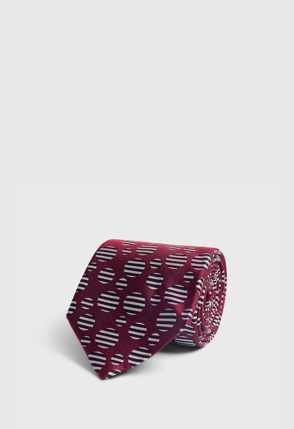 Paul Stuart Woven Silk Tossed Circle, image 1